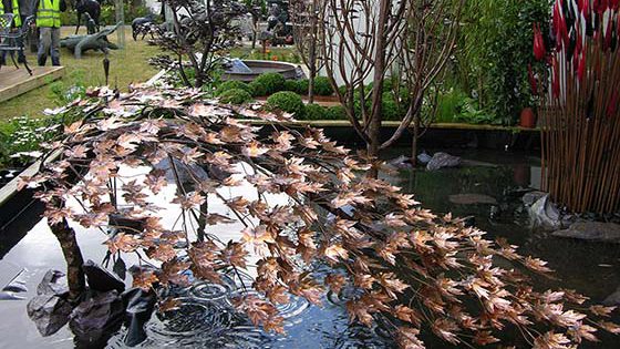 Trees of Tranquility sculpture fountains are individually designed and created by our artist/sculptor Mehrdad Tafreshi and hand made in our workshop, situated in a tranquil location in Surrey. Each unique copper tree sculpture, willow, oak, maple, beech and many more, incorporates a water feature.