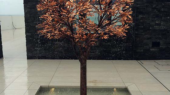 Trees of Tranquility sculpture fountains are individually designed and created by our artist/sculptor Mehrdad Tafreshi and hand made in our workshop, situated in a tranquil location in Surrey. Each unique copper tree sculpture, willow, oak, maple, beech and many more, incorporates a water feature.