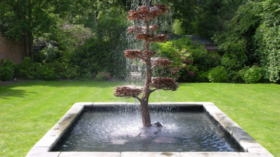 Trees of Tranquility sculpture fountains are individually designed and created by our artist/sculptor Mehrdad Tafreshi and hand made in our workshop, situated in a tranquil location in Surrey. Each unique copper tree sculpture, willow, oak, maple, beech and many more, incorporates a water feature.
